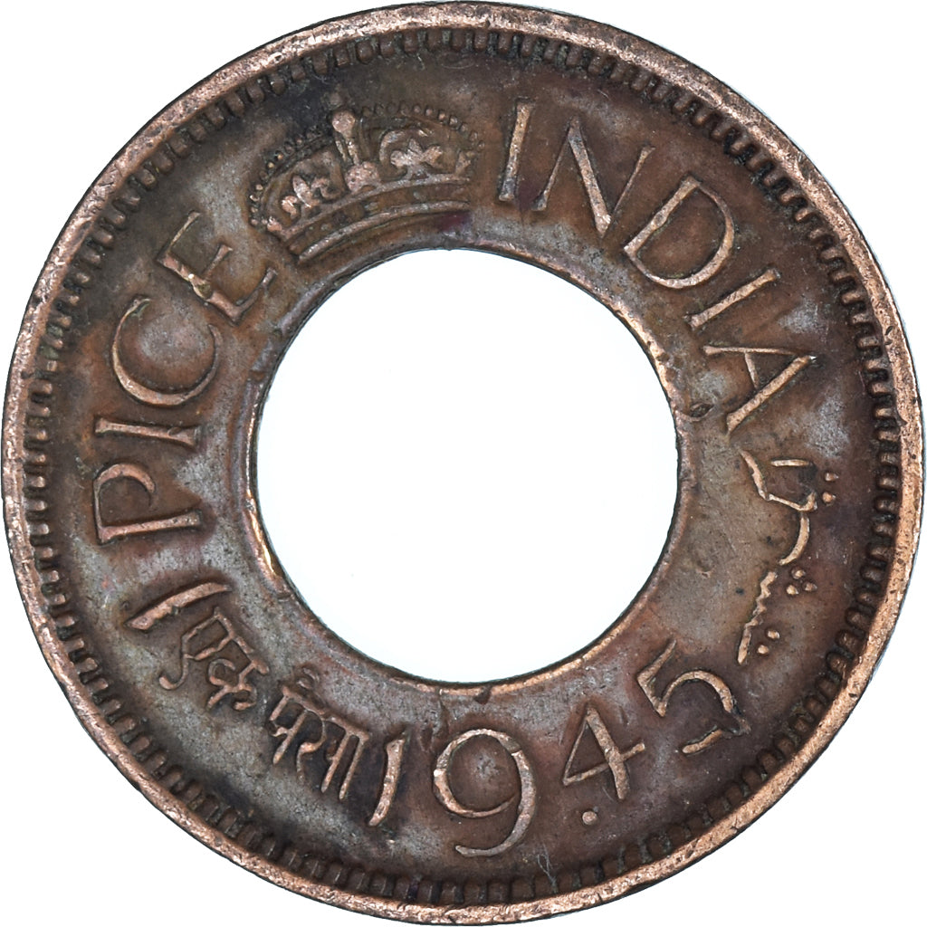 Monnaie, Inde, Pice, 1945