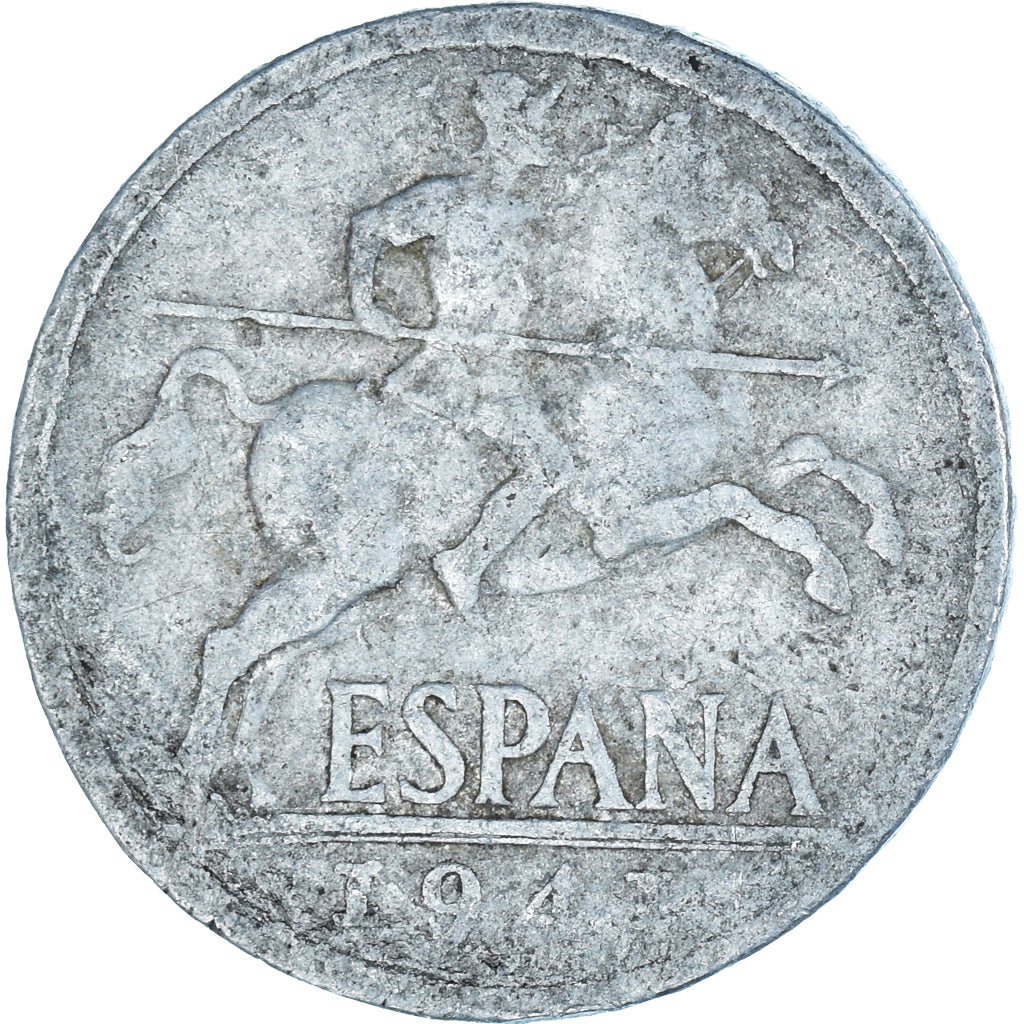 Monnaie, Espagne, 10 Centimos, 1941