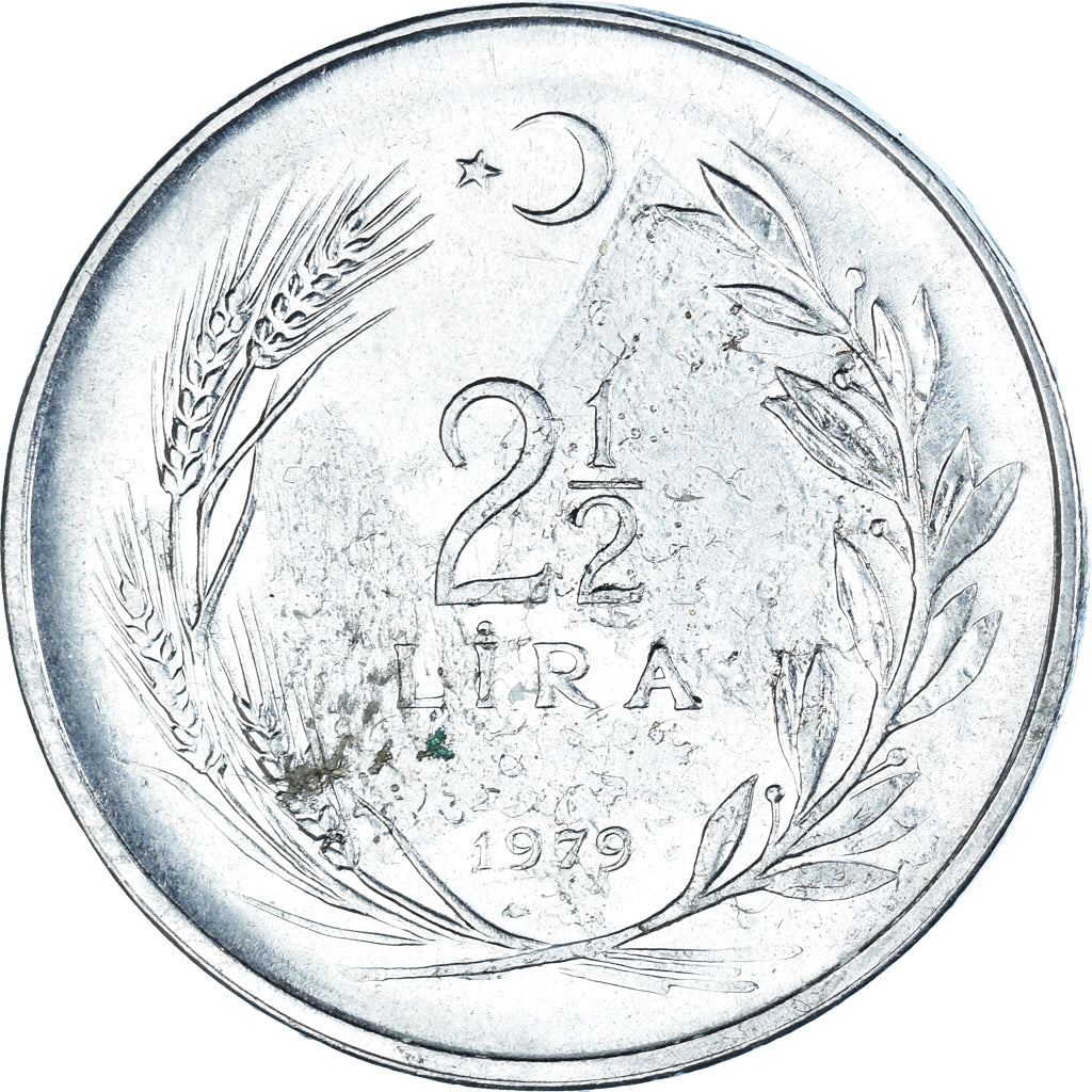 Monnaie, Turquie, 2-1/2 Lira, 1979