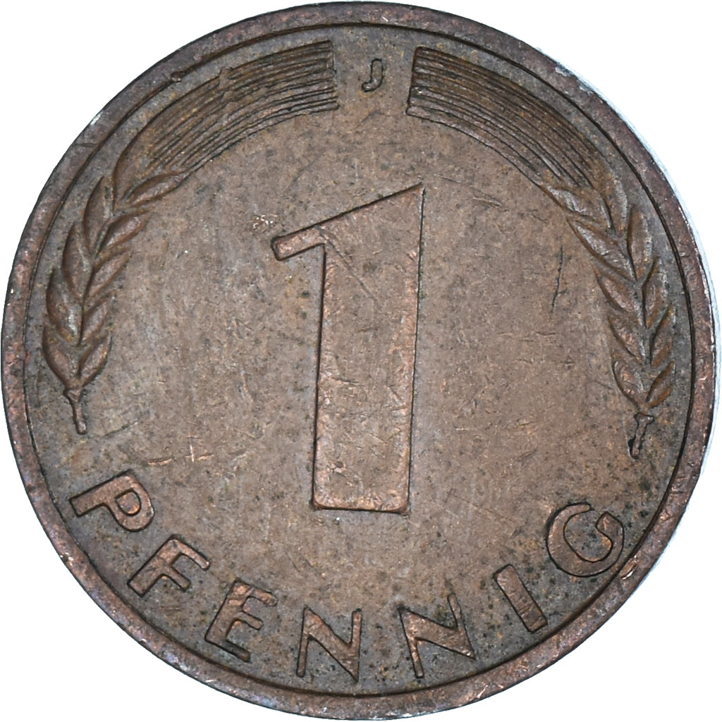 Munten, Duitsland, Pfennig, 1967