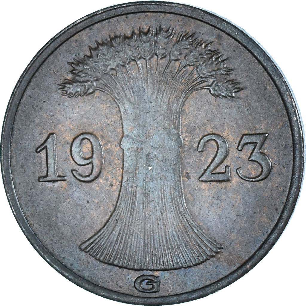 Monnaie, Allemagne, République de Weimar, Rentenpfennig, 1923