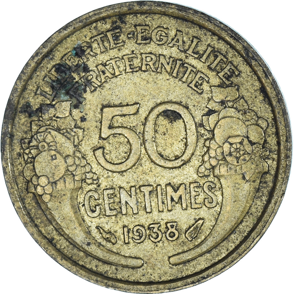 Coin, France, 50 Centimes, 1938