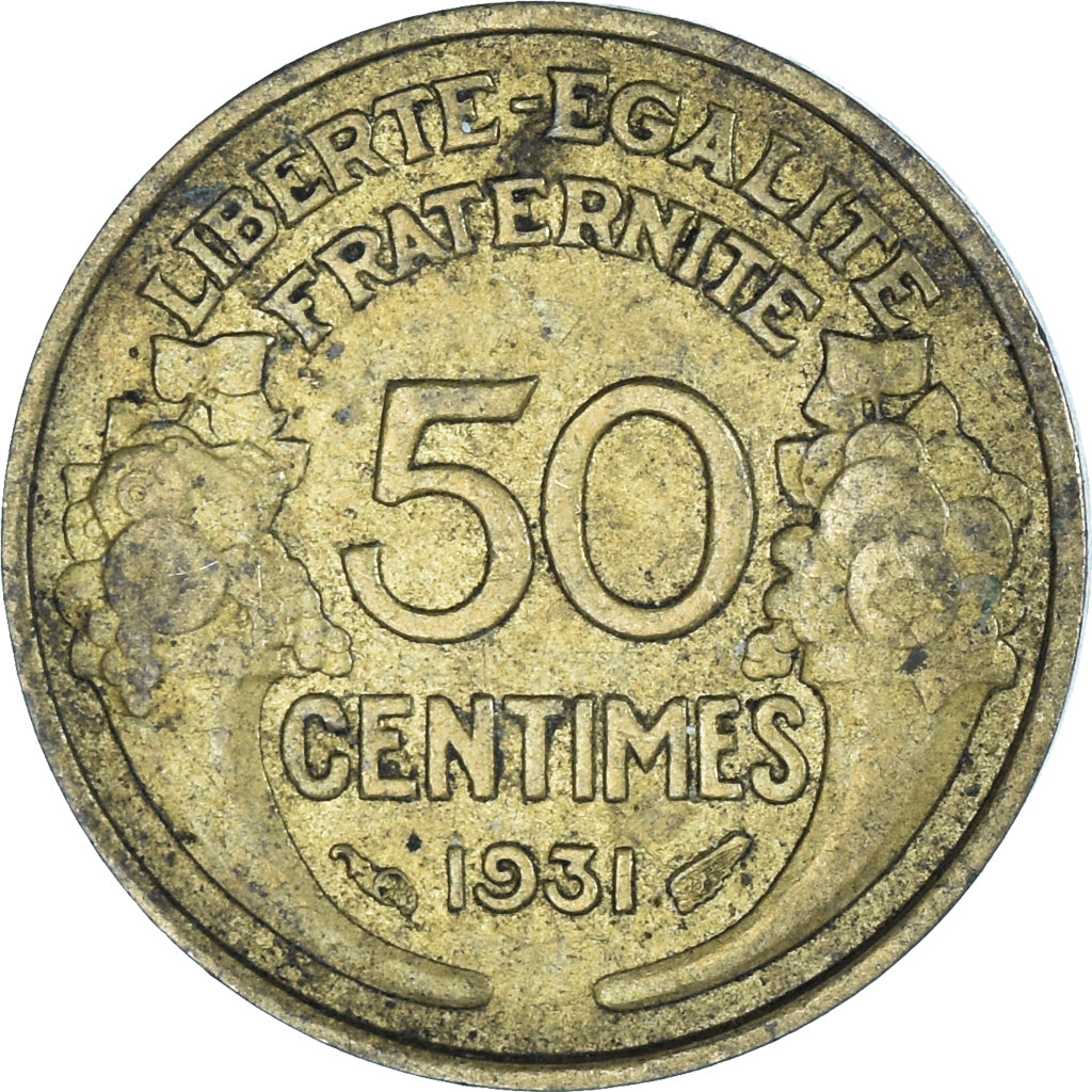 Coin, France, 50 Centimes, 1931