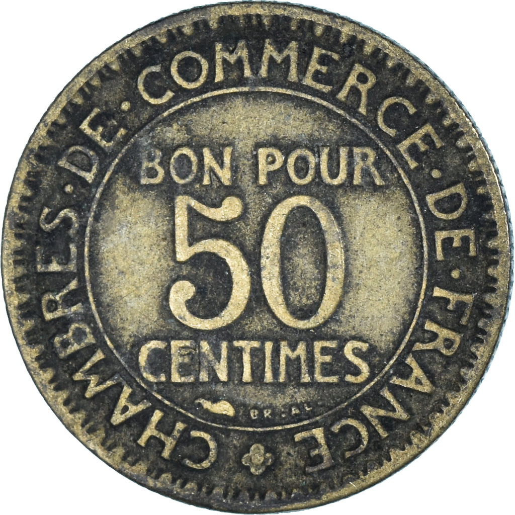Coin, France, 50 Centimes, 1923