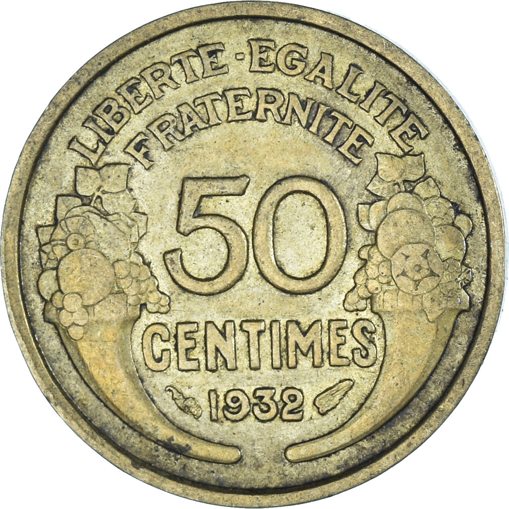 Münze, Frankreich, 50 Centimes, 1932