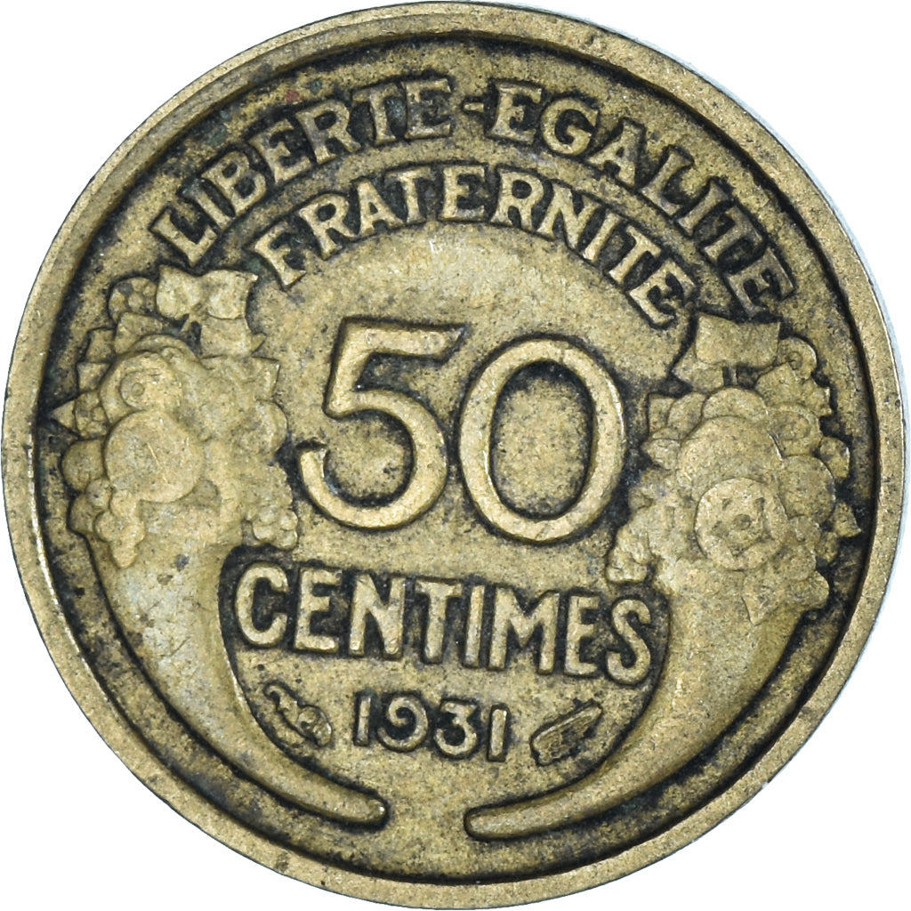 Coin, France, 50 Centimes, 1931