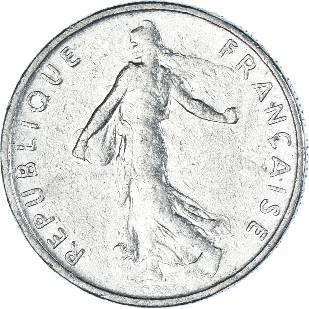 Coin, France, 1/2 Franc, 1969