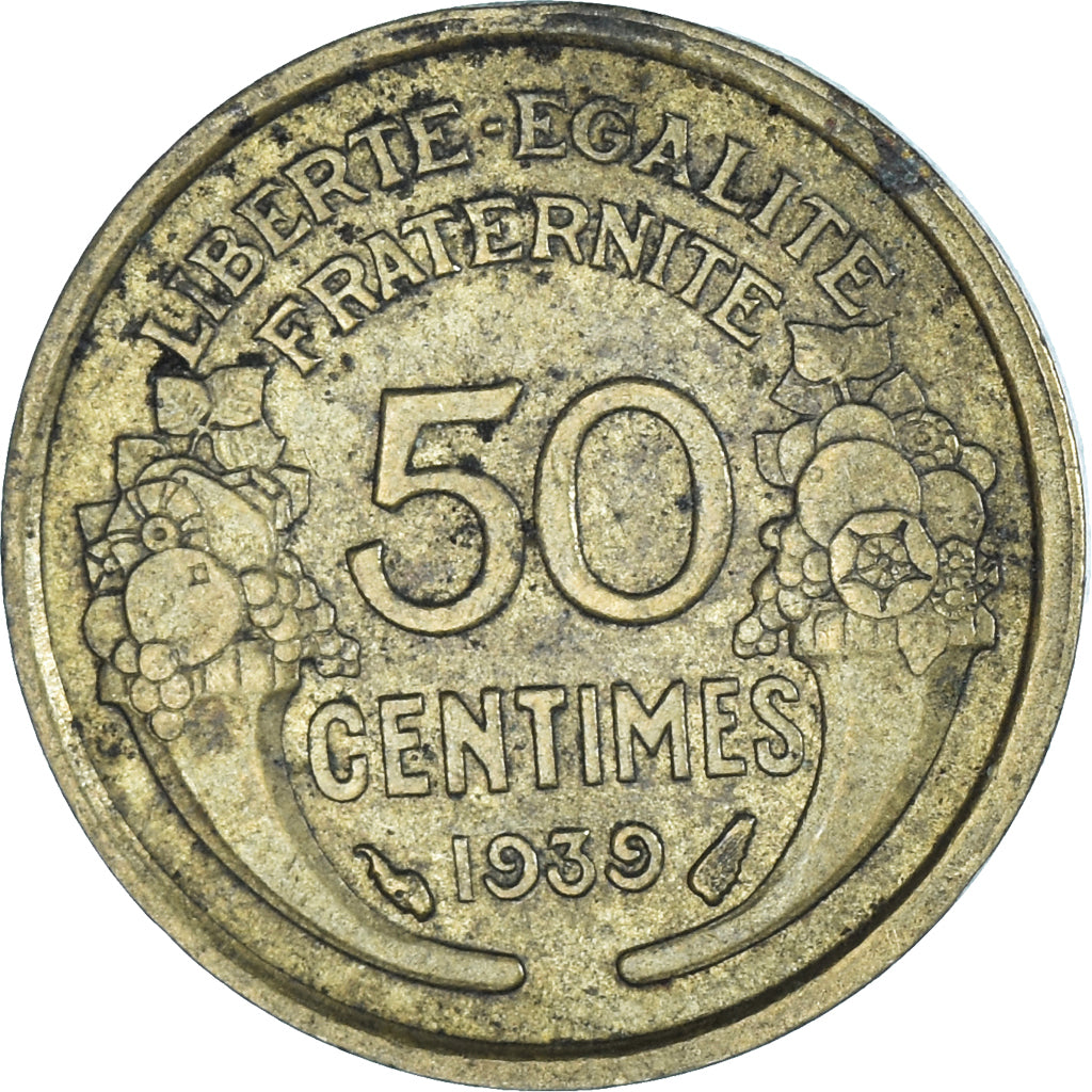 Coin, France, 50 Centimes, 1939