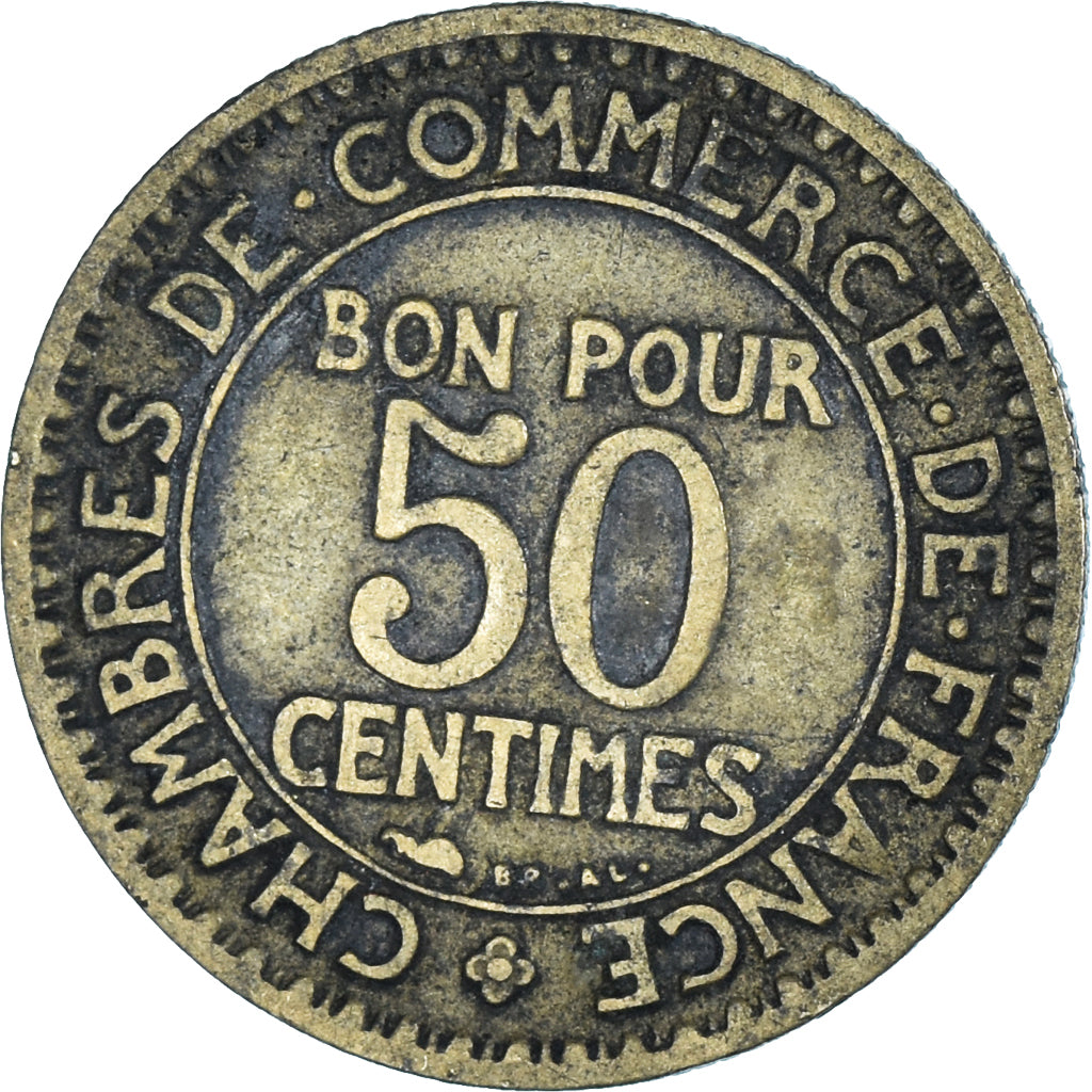 Coin, France, 50 Centimes, 1923