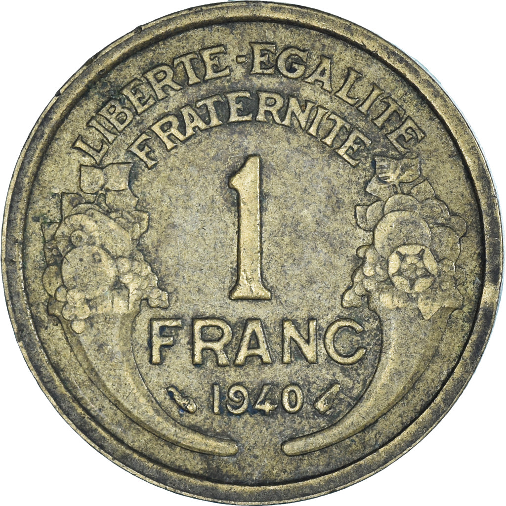 Münze, Frankreich, Franc, 1940