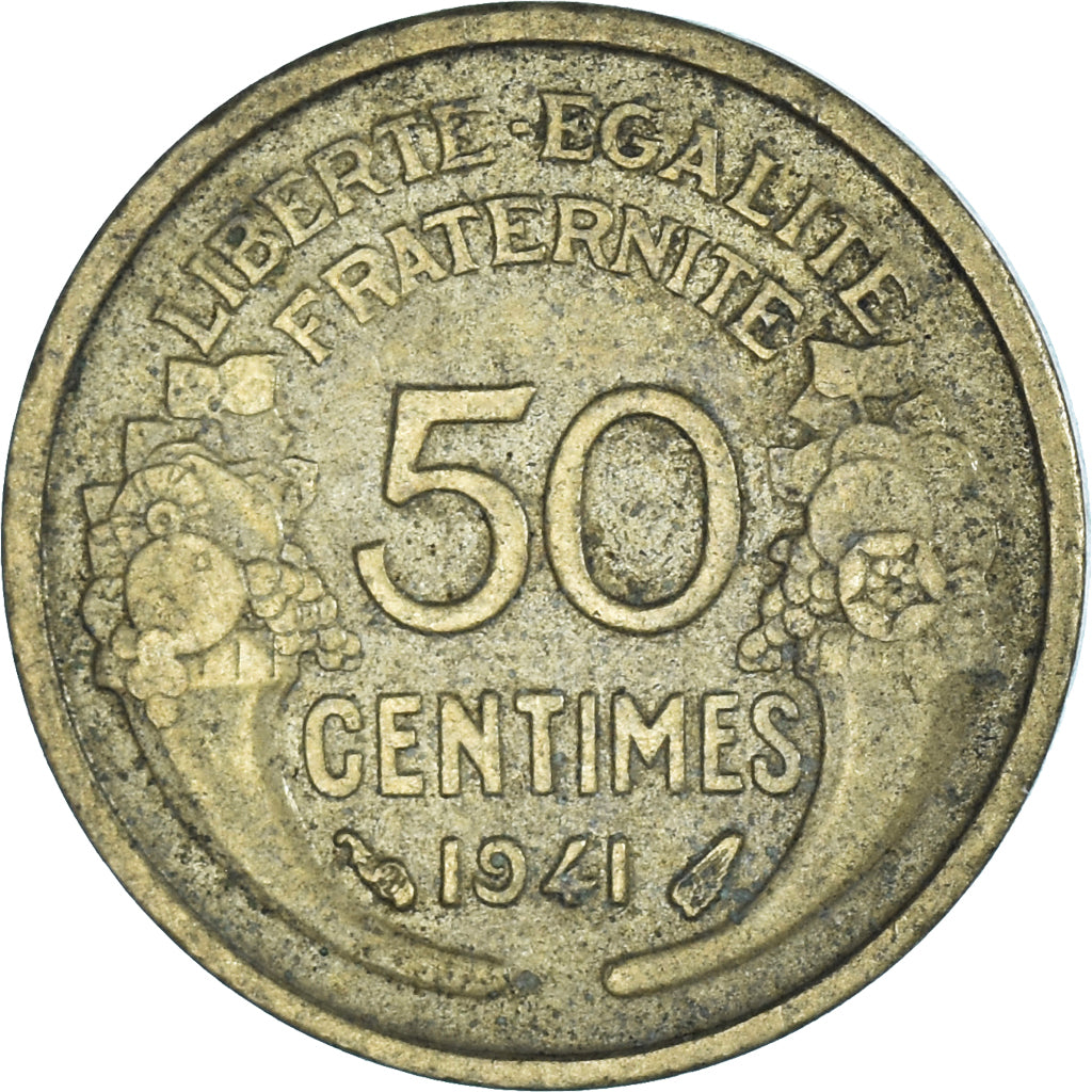 Coin, France, 50 Centimes, 1941