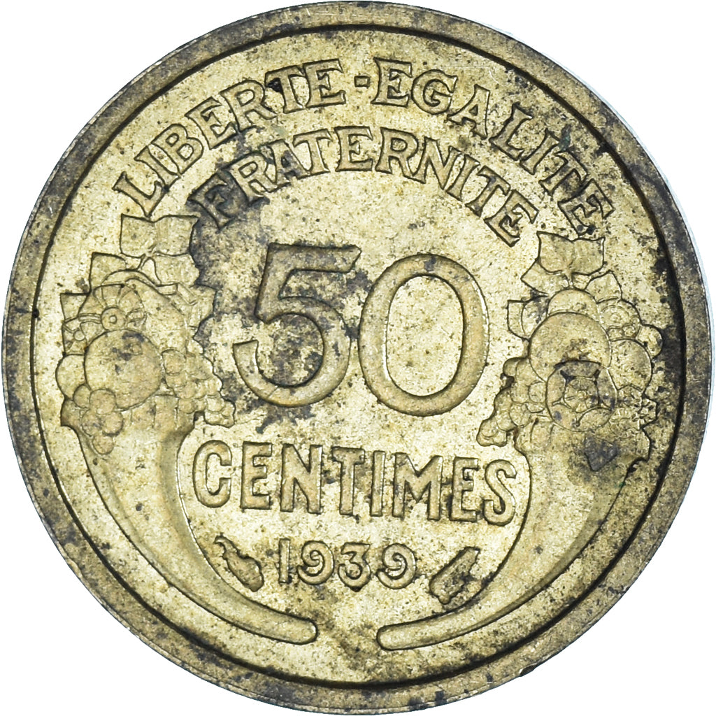 Coin, France, 50 Centimes, 1939