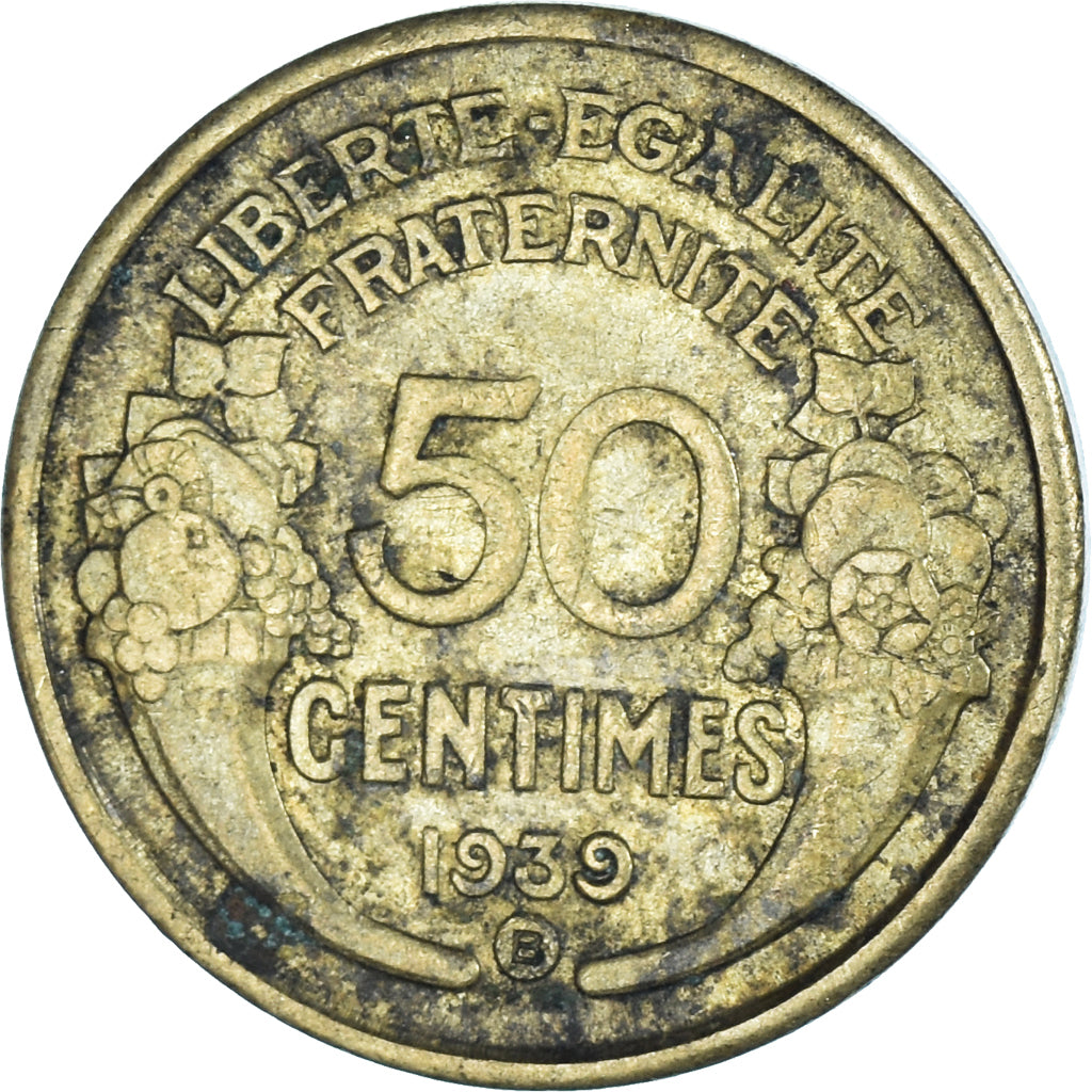 Coin, France, 50 Centimes, 1939