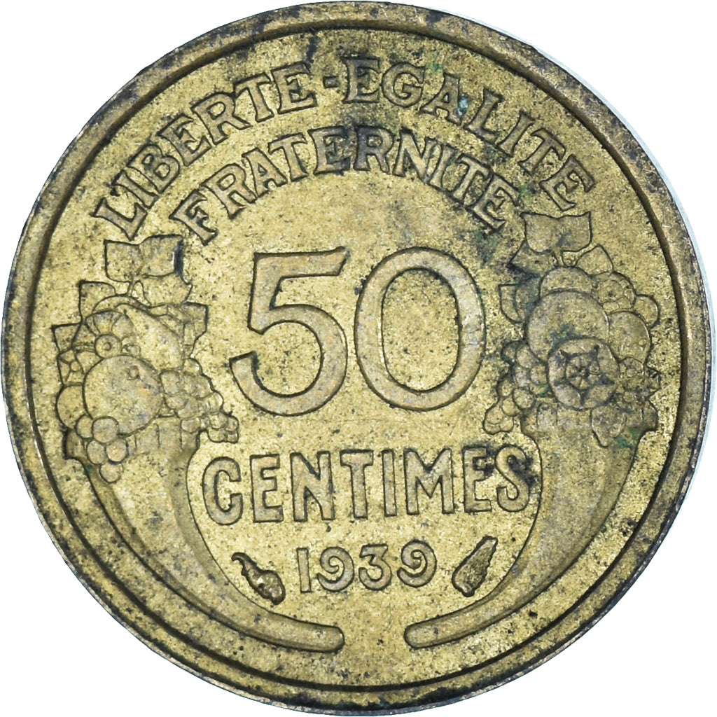 Coin, France, 50 Centimes, 1939