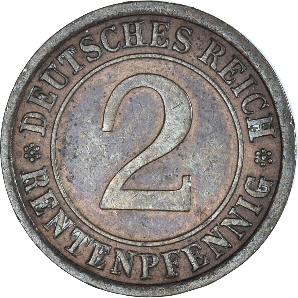 Munten, Duitsland, 2 Rentenpfennig, 1924