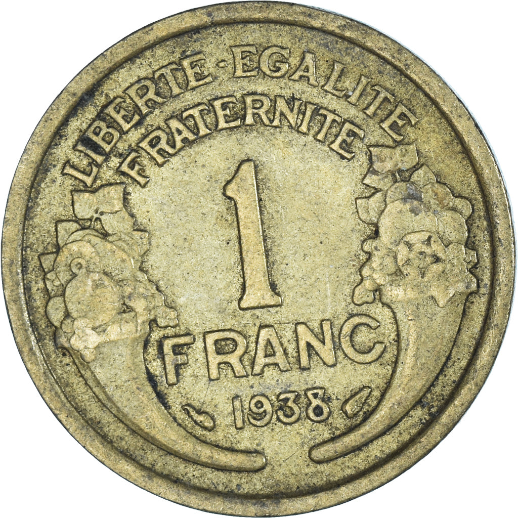 Coin, France, Franc, 1938