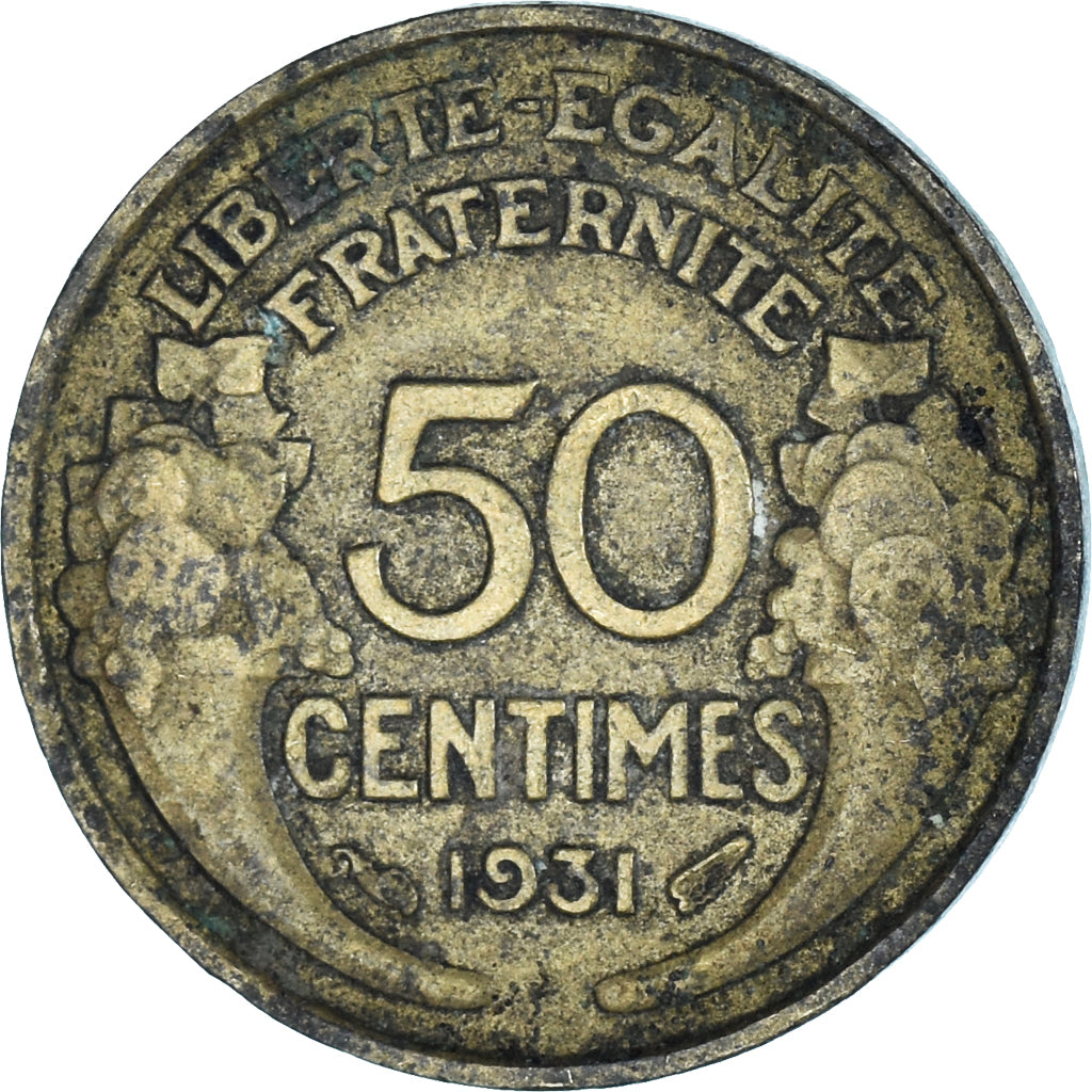 Coin, France, 50 Centimes, 1931