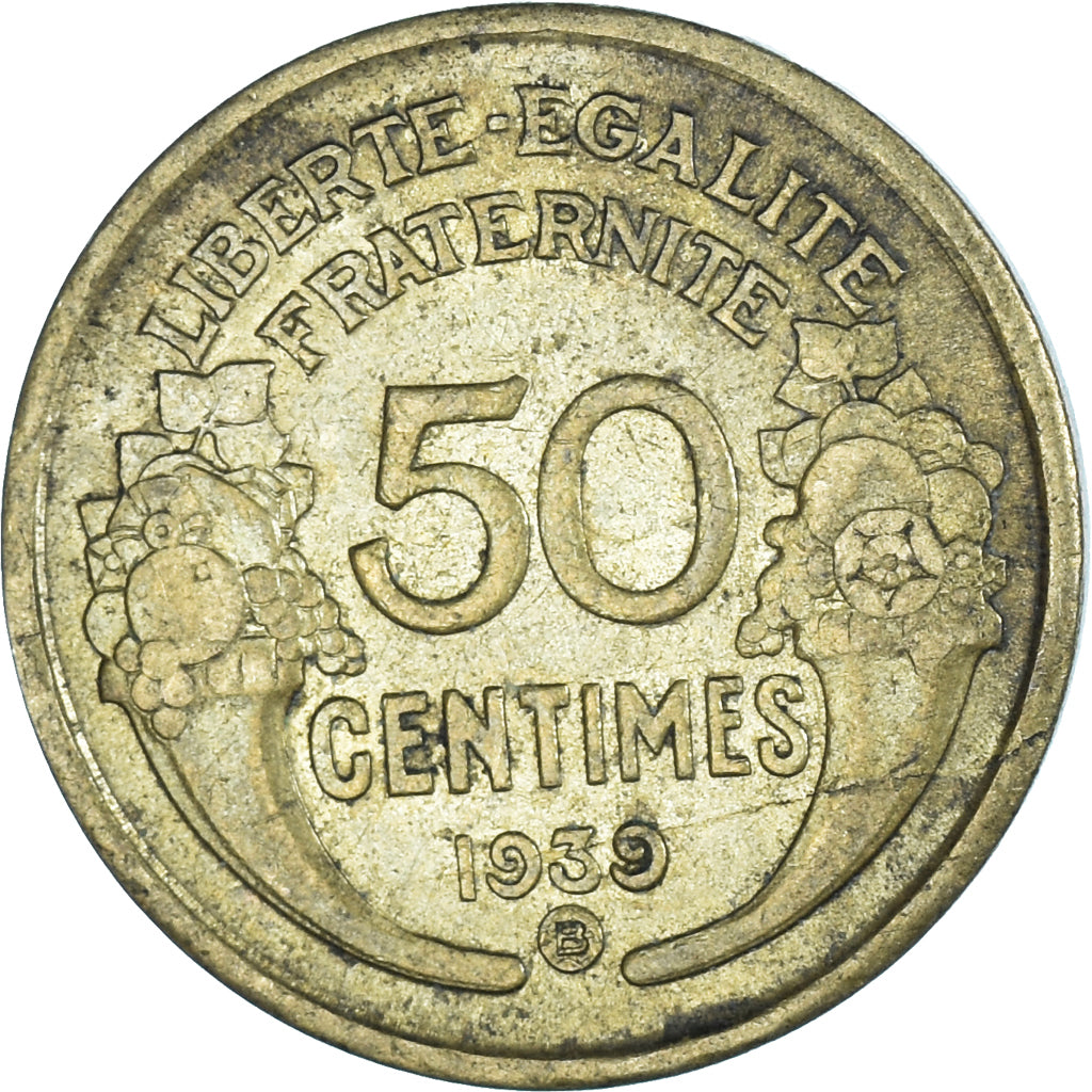 Coin, France, 50 Centimes, 1939