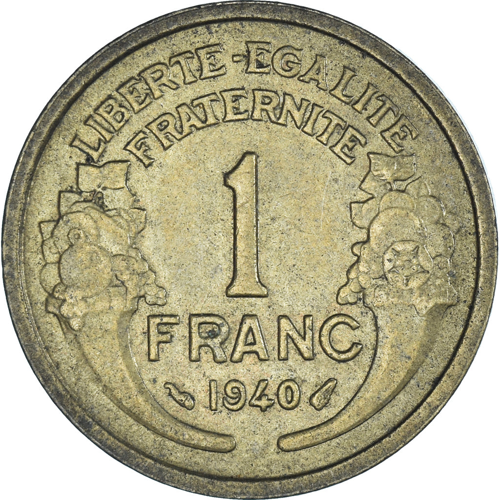 Coin, France, Franc, 1940