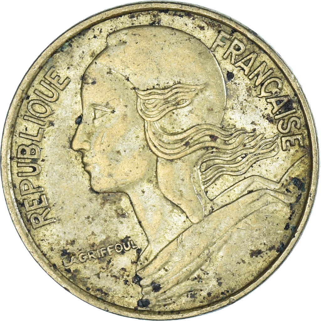 Coin, France, 5 Centimes, 1974