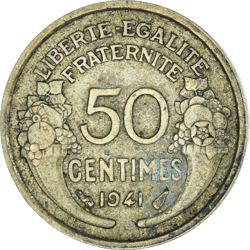 Moneta, Francia, 50 Centimes, 1941