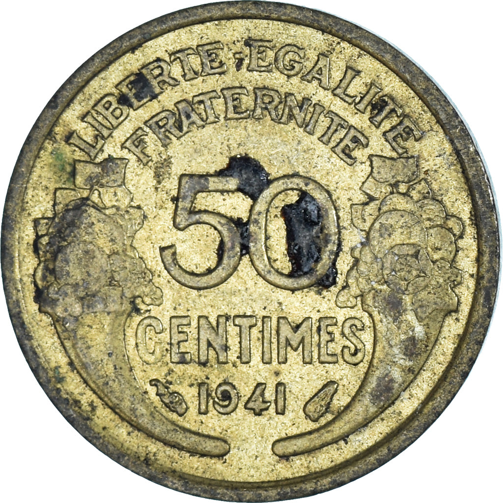 Moneta, Francia, 50 Centimes, 1941
