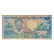 Banknote, Surinam, 5 Gulden, 1986, 1986-07-01, KM:130a, VG(8-10)