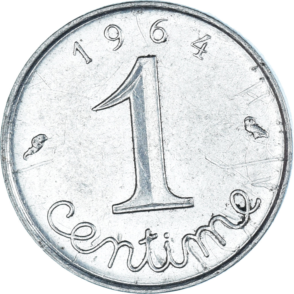 Münze, Frankreich, Centime, 1964