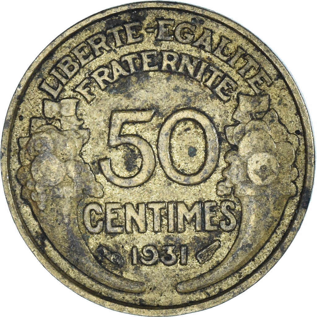 Moneta, Francja, 50 Centimes, 1931
