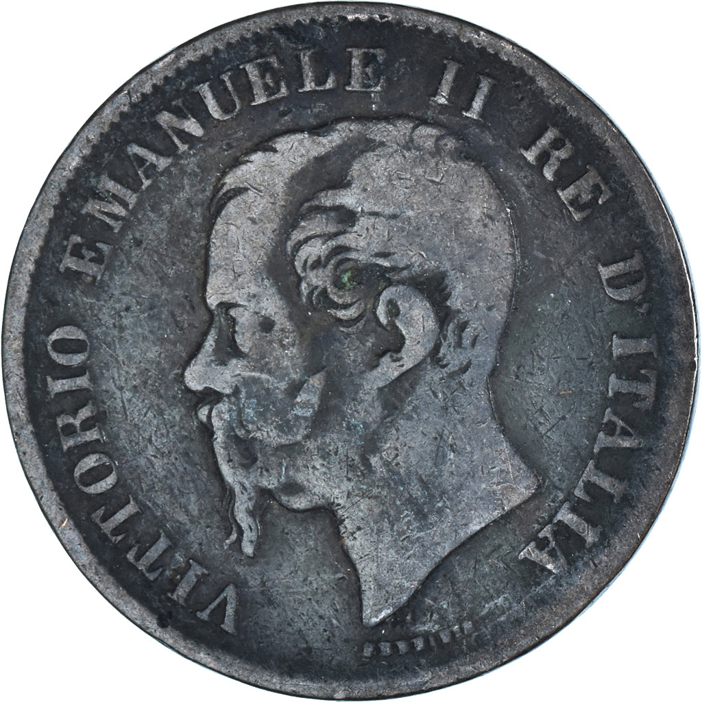 Moeda, Itália, 5 Centesimi, 1862
