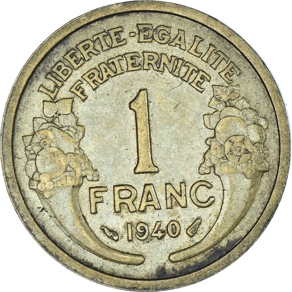 Coin, France, Franc, 1940