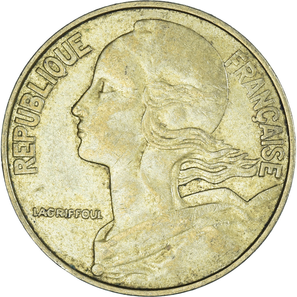 Coin, France, 20 Centimes, 1980