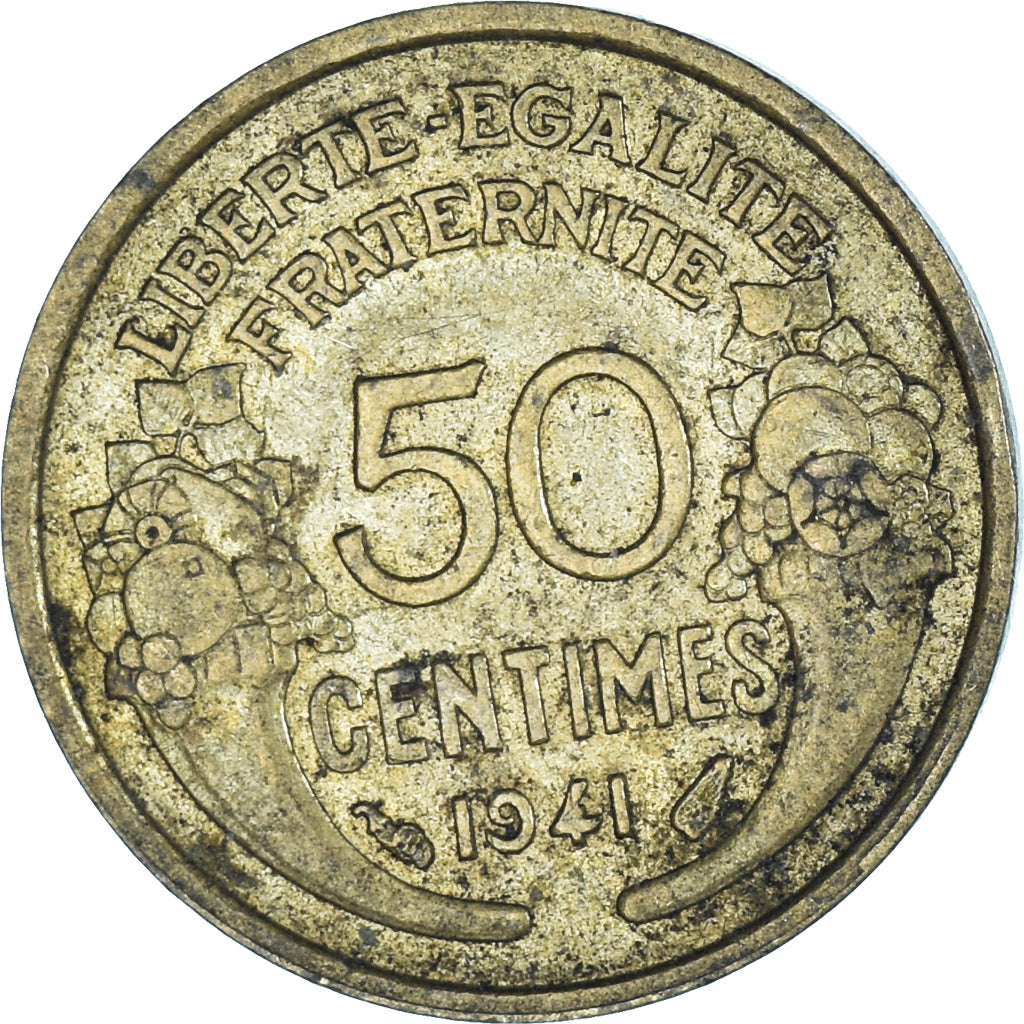 Coin, France, 50 Centimes, 1941
