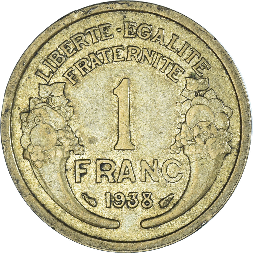 Coin, France, Franc, 1938