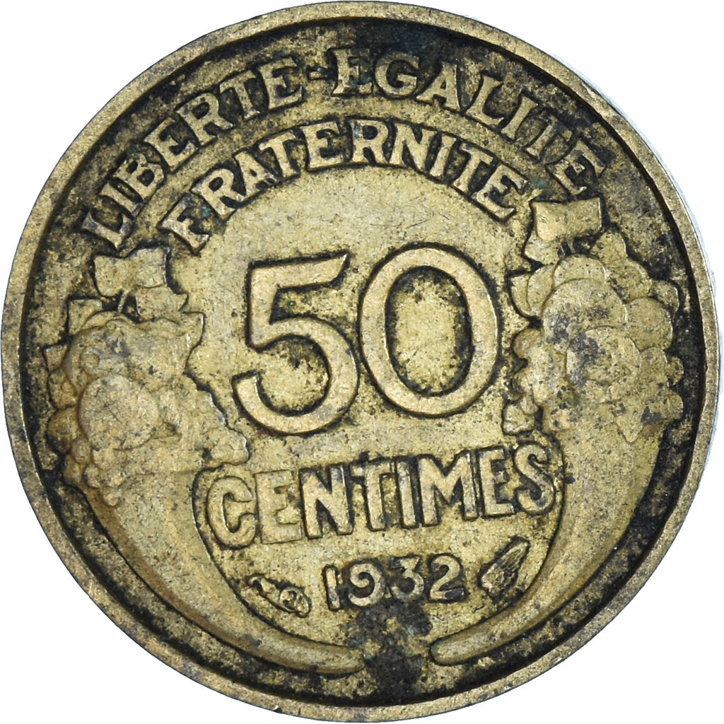 Münze, Frankreich, 50 Centimes, 1932