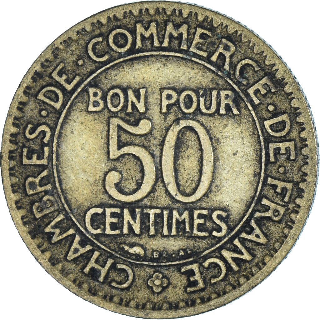 Coin, France, 50 Centimes, 1923