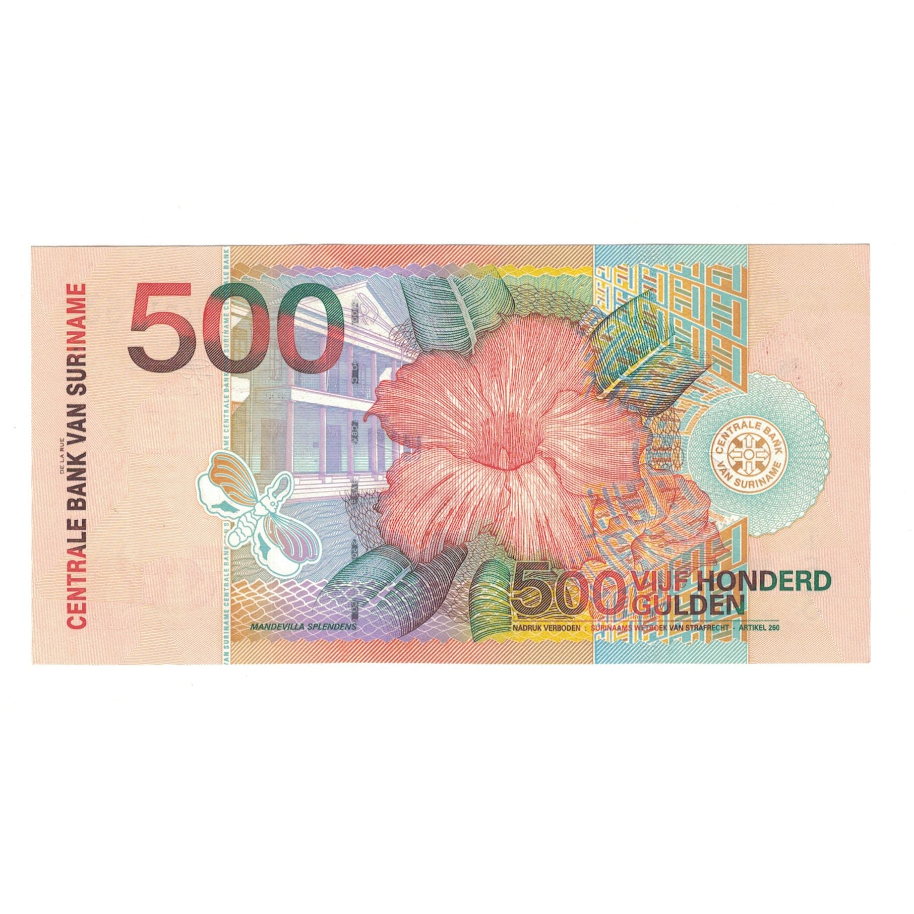 Banknote, Surinam, 500 Gulden, 2000, 2000-01-01, KM:150, UNC(65-70)