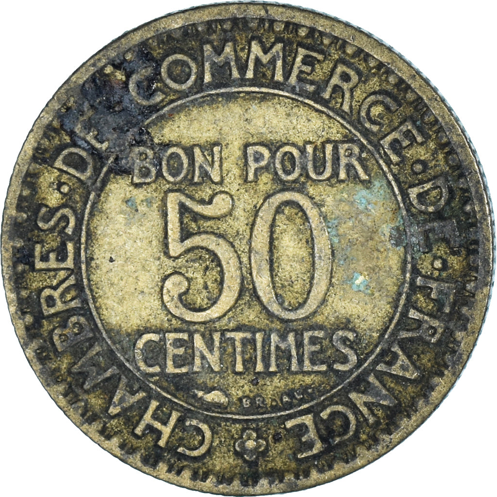 Coin, France, 50 Centimes, 1922