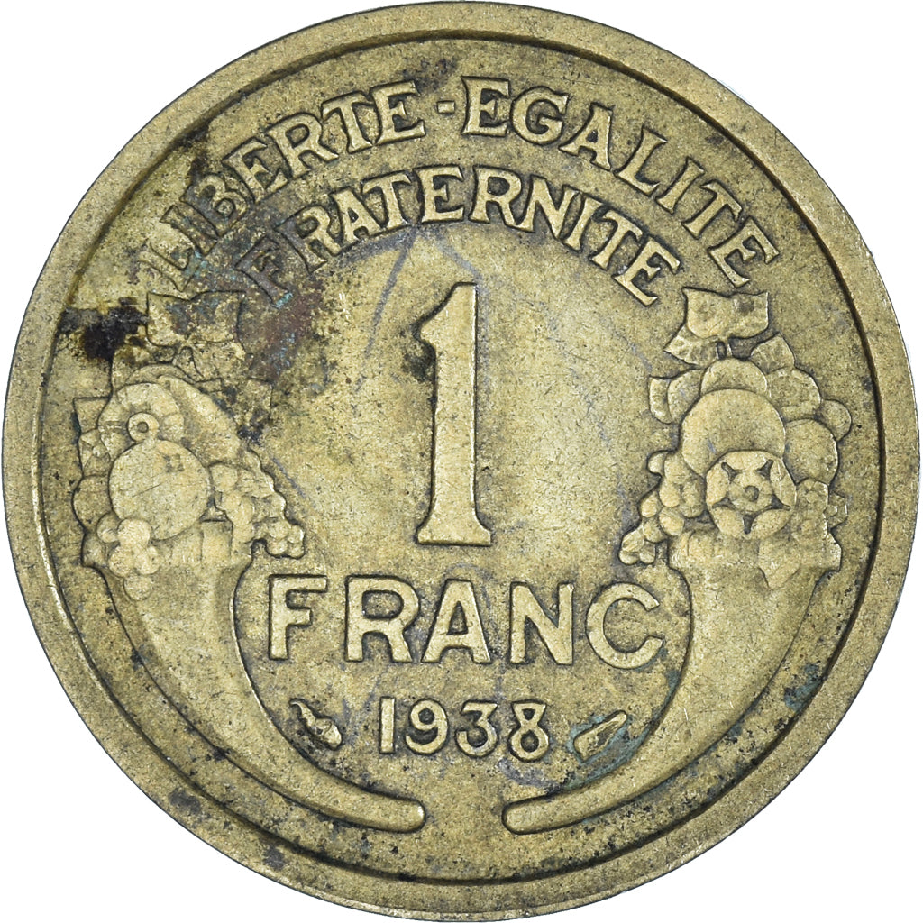 Moneta, Francia, Franc, 1938