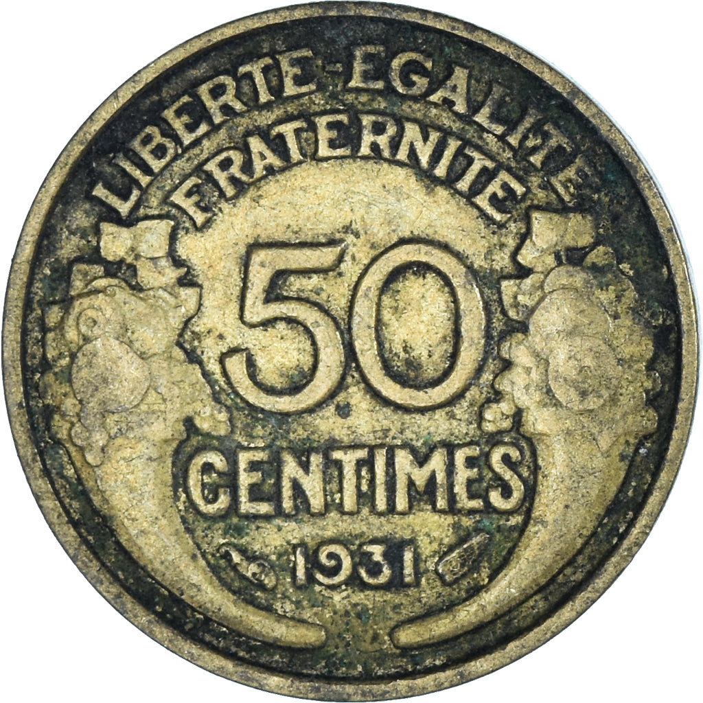 Moneta, Francia, 50 Centimes, 1931