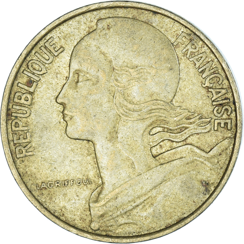 Coin, France, 10 Centimes, 1976