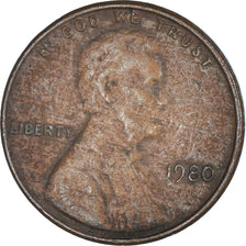 Coin, United States, Cent, 1980