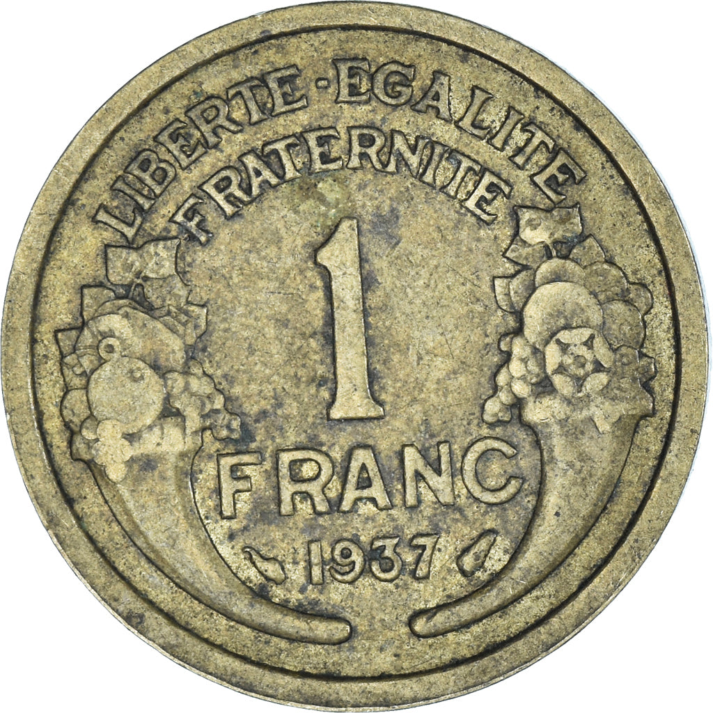 Moneta, Francia, Franc, 1937