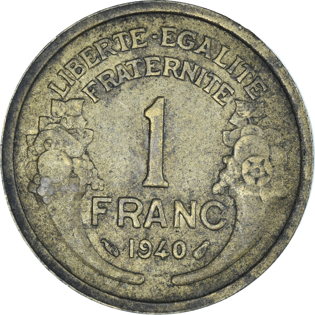 Coin, France, Franc, 1940