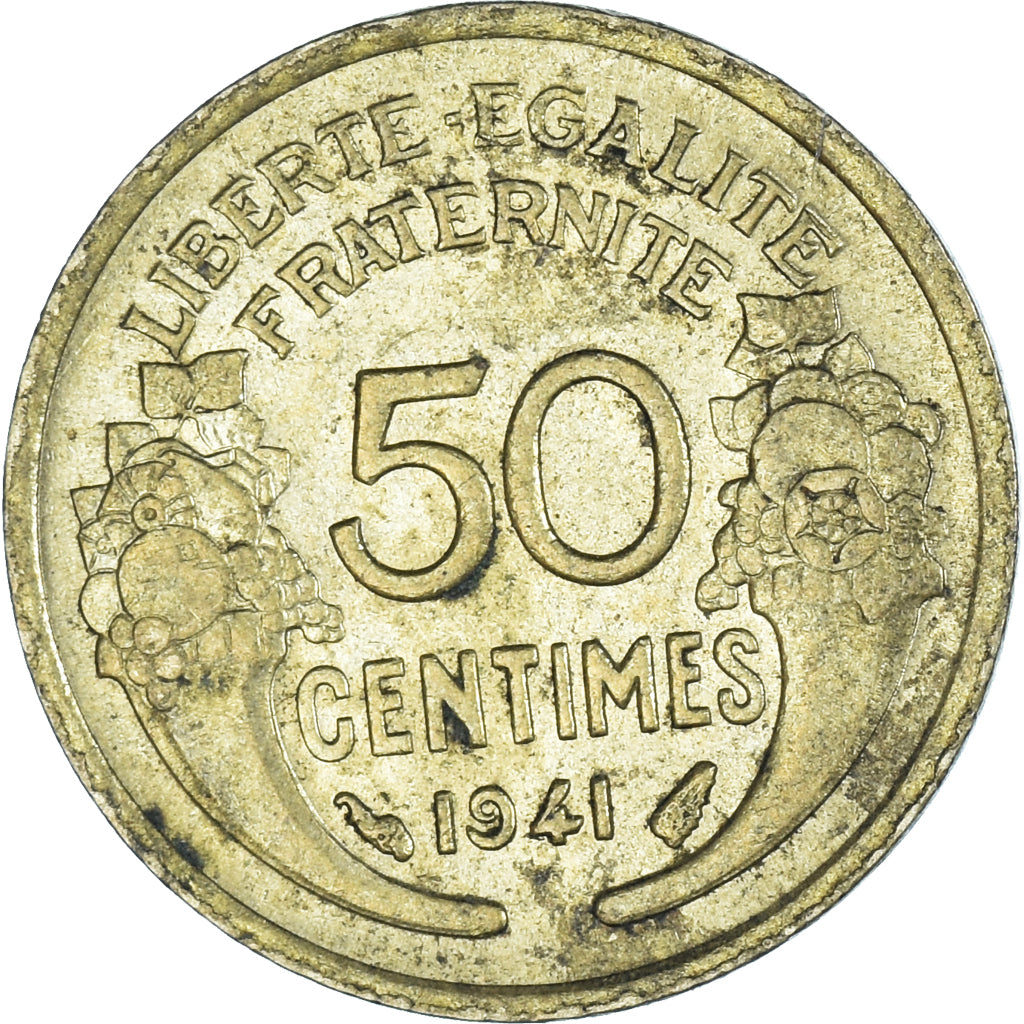Coin, France, 50 Centimes, 1941