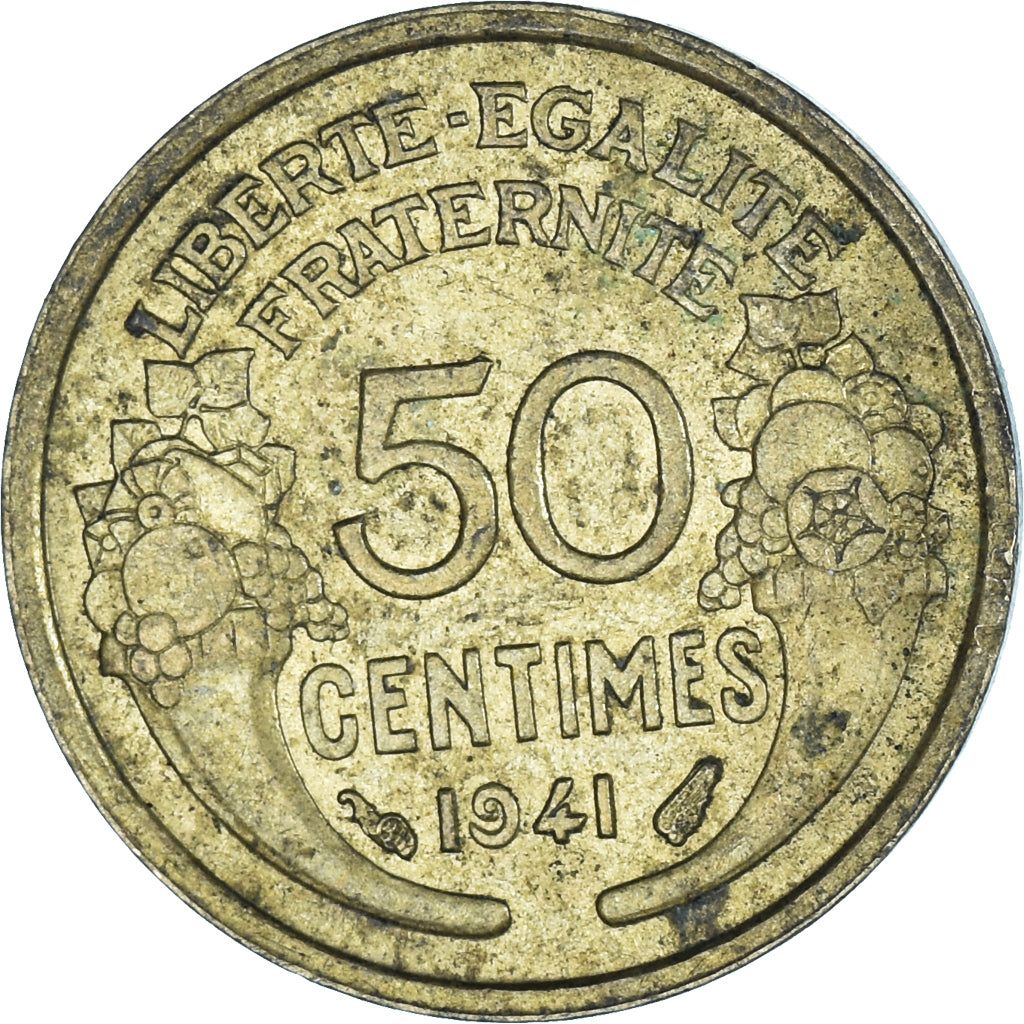 Coin, France, 50 Centimes, 1941