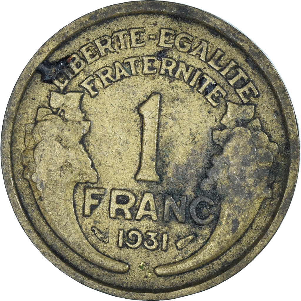 Coin, France, Franc, 1931