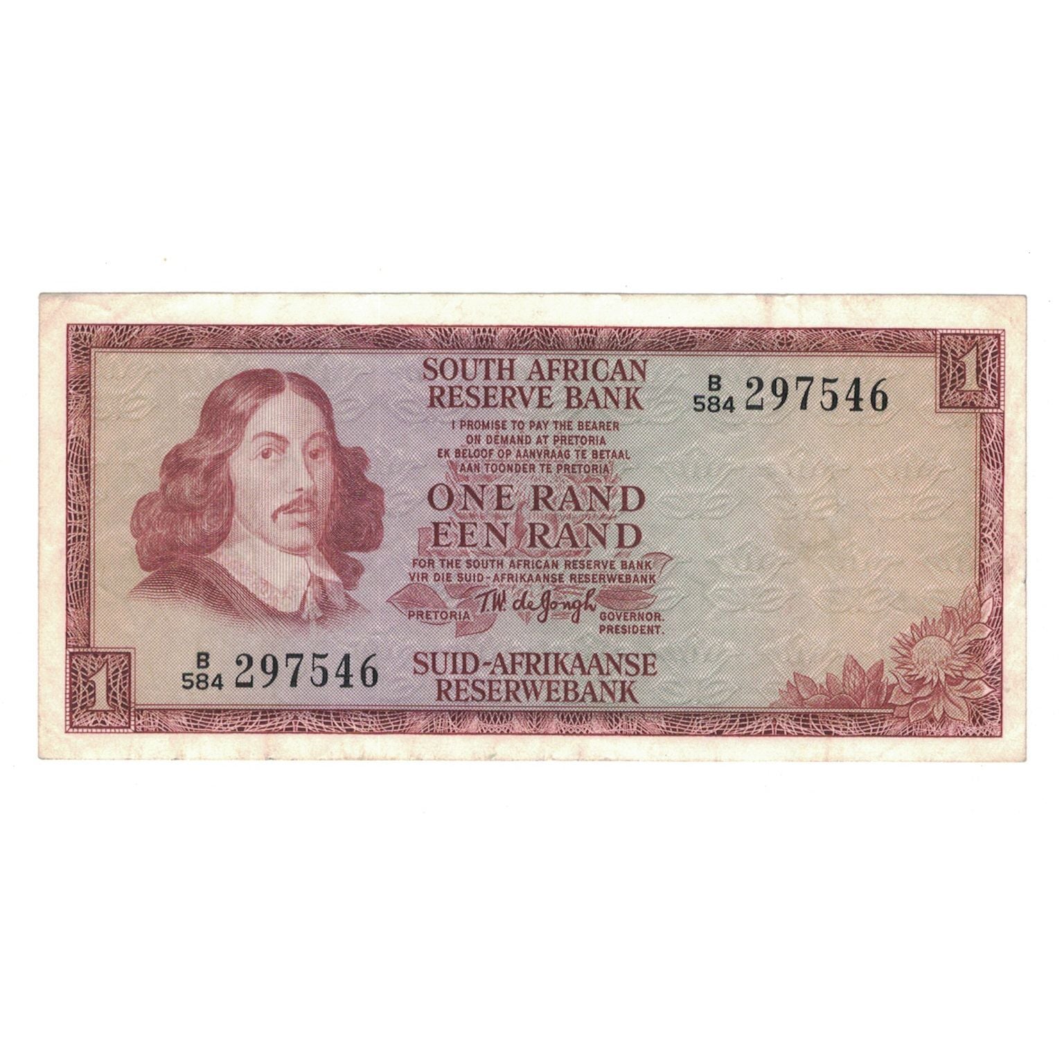 Banknote, South Africa, 1 Rand, KM:109a, EF(40-45)