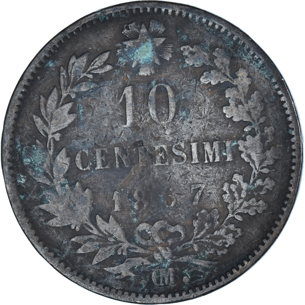 Moneta, Włochy, 10 Centesimi, 1867