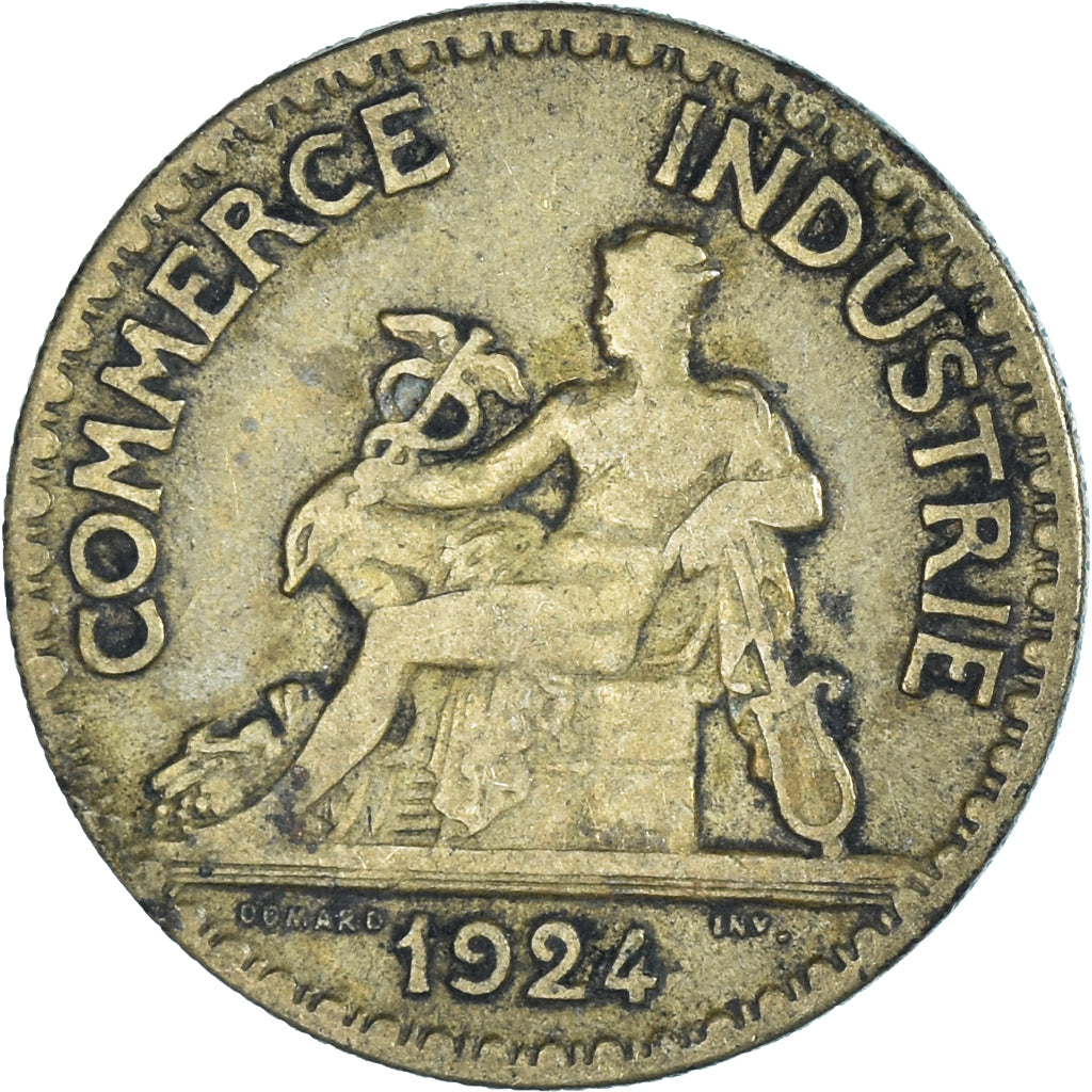 Moneta, Francja, 50 Centimes, 1924